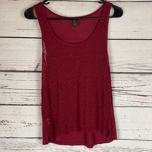 FOREVER 21 Maroon Tank Top